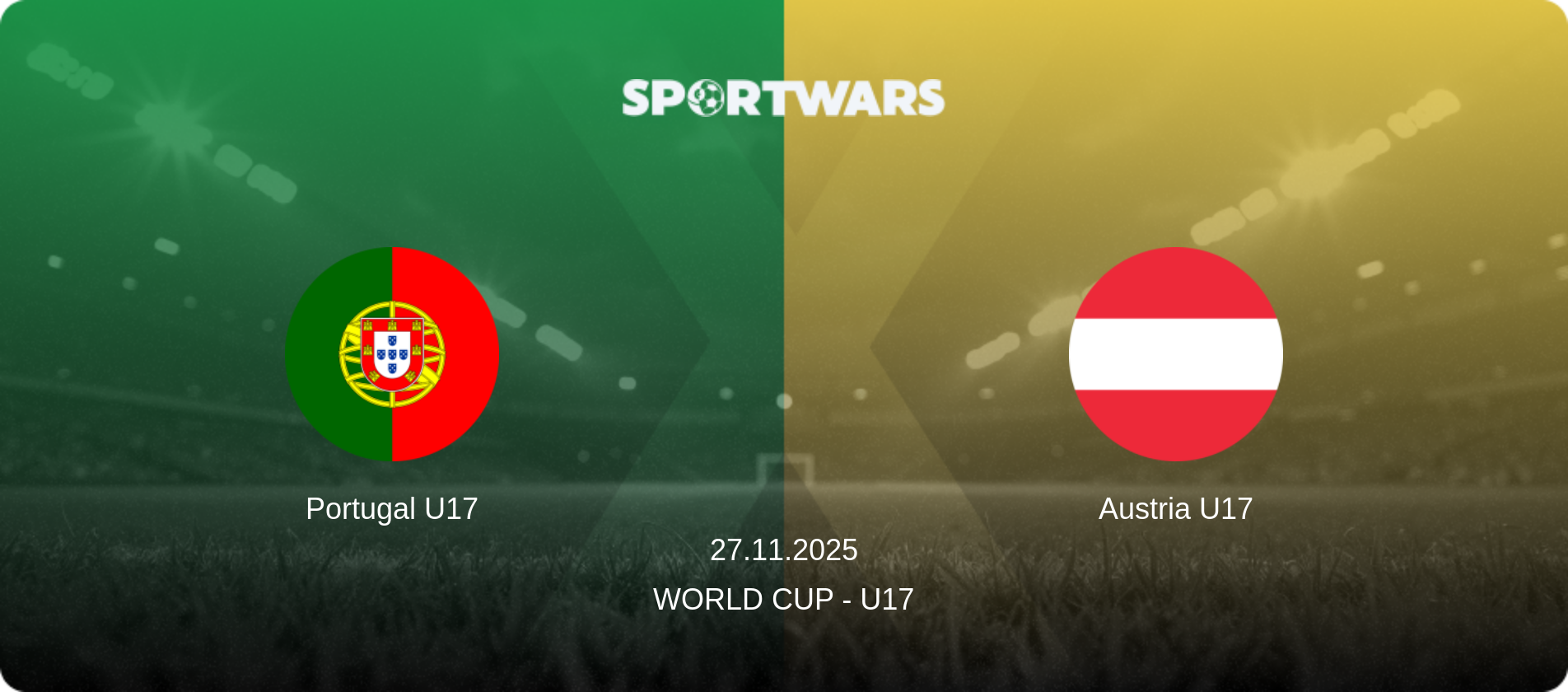 Portugal U17 — Austria U17, 27.11.2025 — World Cup - U17 (match preview)