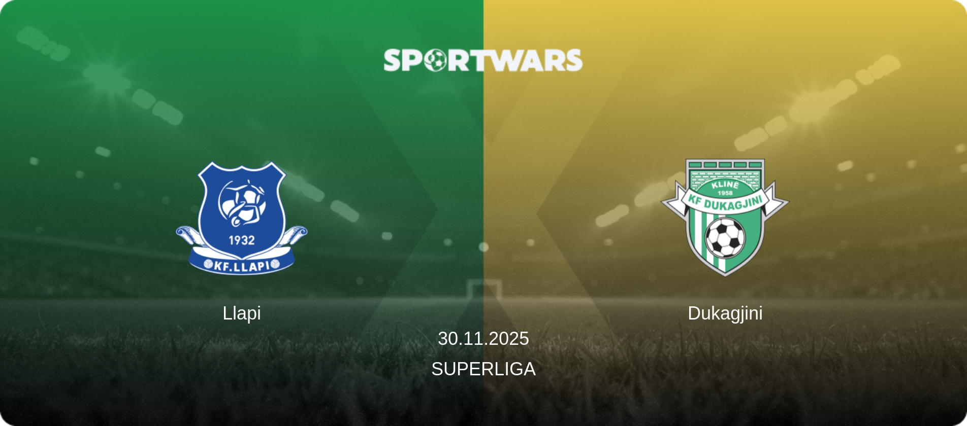 Llapi — Dukagjini, 30.11.2025 — Superliga (match preview)