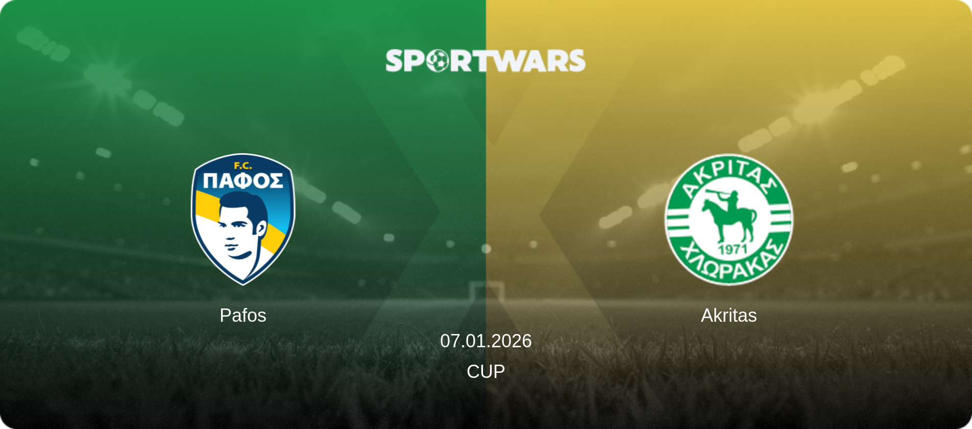 Pafos — Akritas, 10.12.2025 — Cup (match preview)