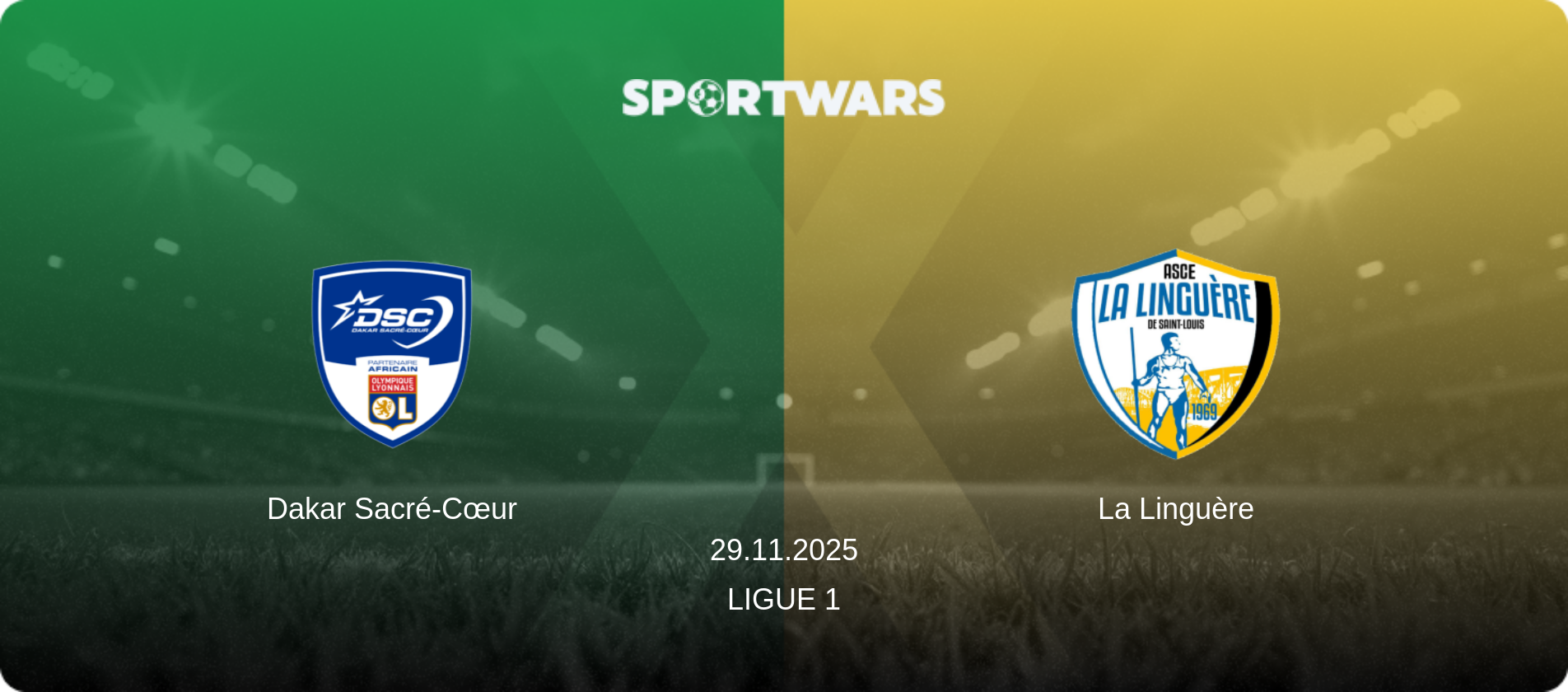 Dakar Sacré-Cœur — La Linguère, 29.11.2025 — Ligue 1 (match preview)
