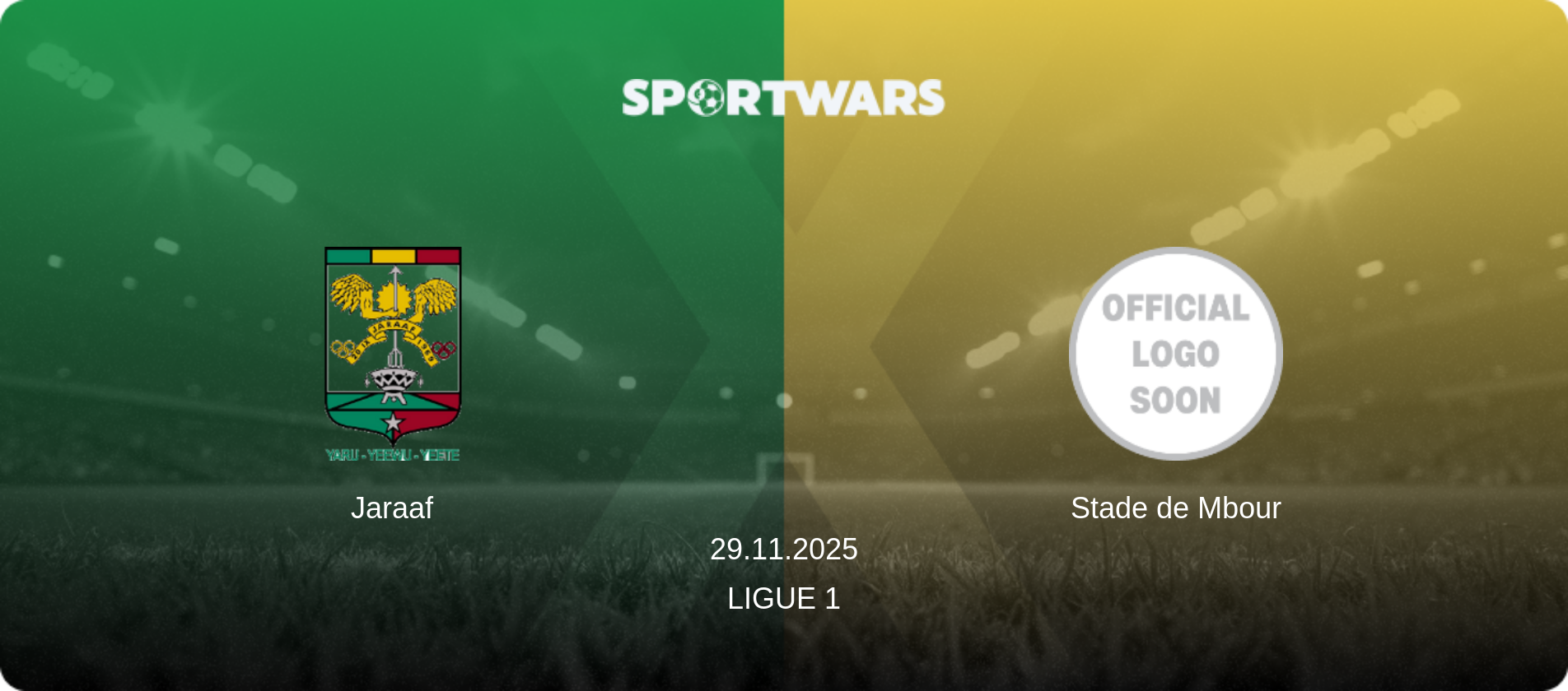 Jaraaf — Stade de Mbour, 29.11.2025 — Ligue 1 (match preview)