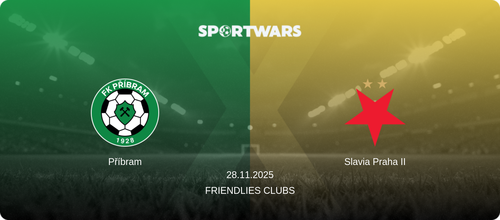 Příbram — Slavia Praha II, 28.11.2025 — Friendlies Clubs (match preview)