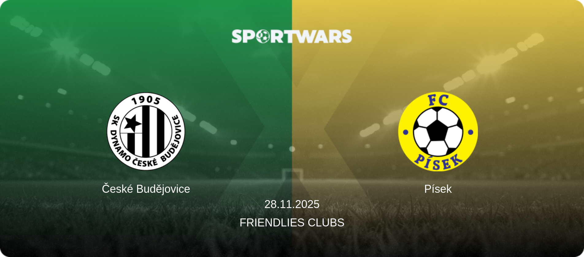 České Budějovice — Písek, 28.11.2025 — Friendlies Clubs (match preview)