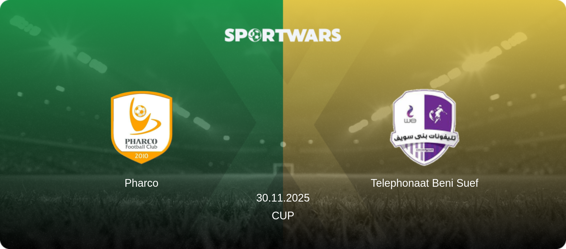 Pharco — Telephonaat Beni Suef, 30.11.2025 — Cup (match preview)