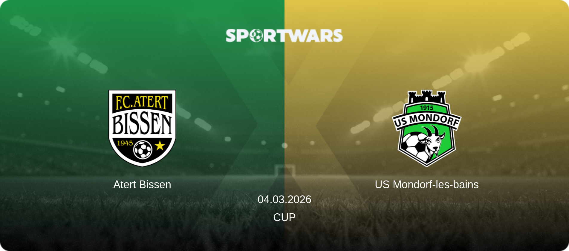 Atert Bissen — US Mondorf-les-bains, 04.03.2026 — Cup (match preview)
