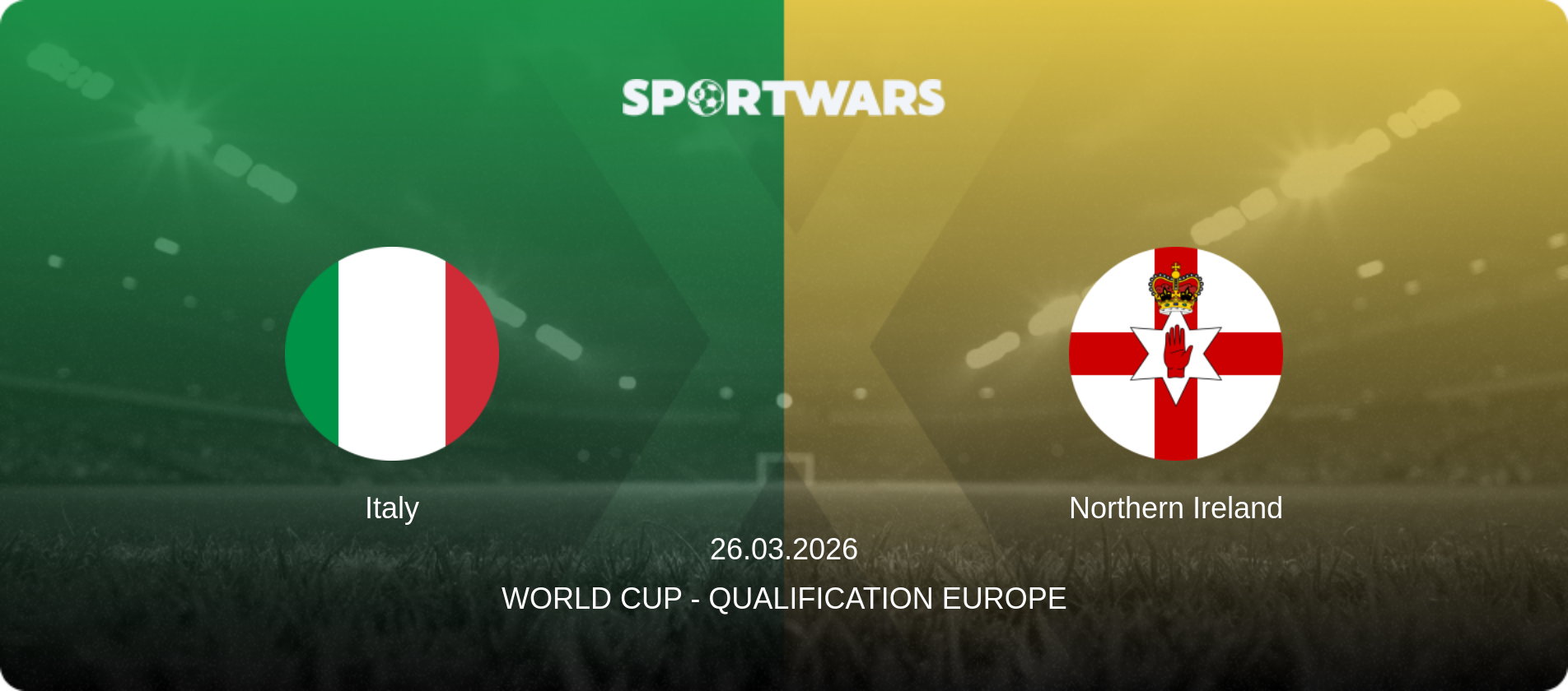 Italy — Northern Ireland, 26.03.2026 — World Cup - Qualification Europe (match preview)