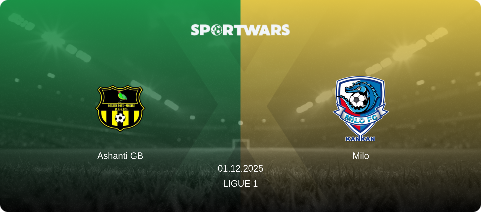 Ashanti GB — Milo, 01.12.2025 — Ligue 1 (match preview)