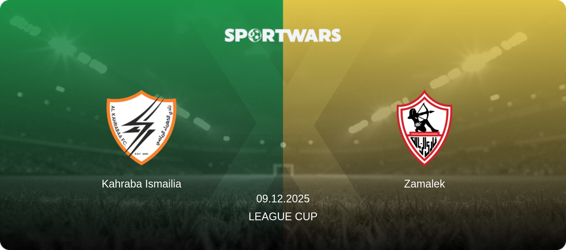 Kahraba Ismailia — Zamalek, 09.12.2025 — League Cup (match preview)