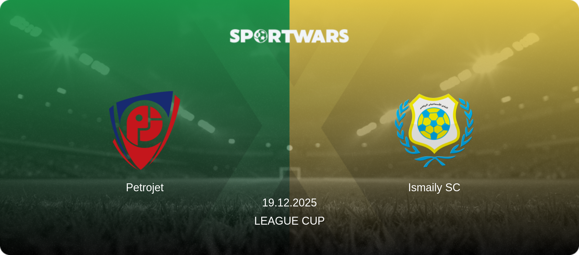 Petrojet — Ismaily SC, 19.12.2025 — League Cup (match preview)