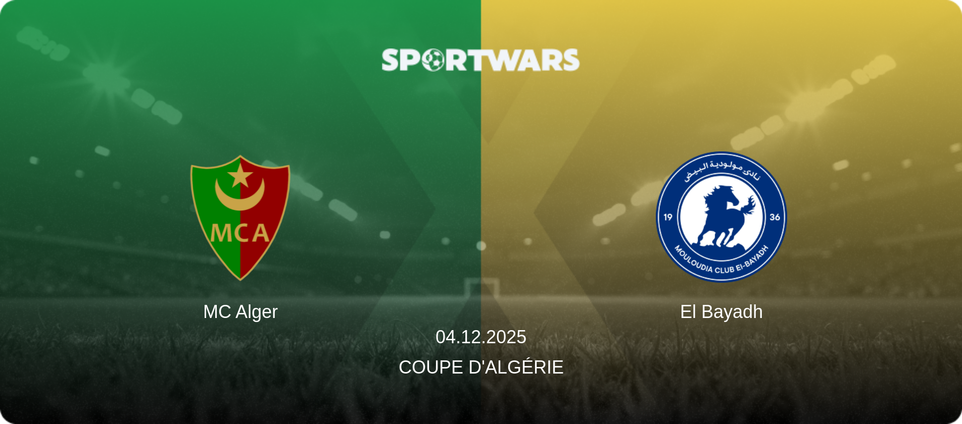 MC Alger — El Bayadh, 04.12.2025 — Coupe d'Algérie (match preview)