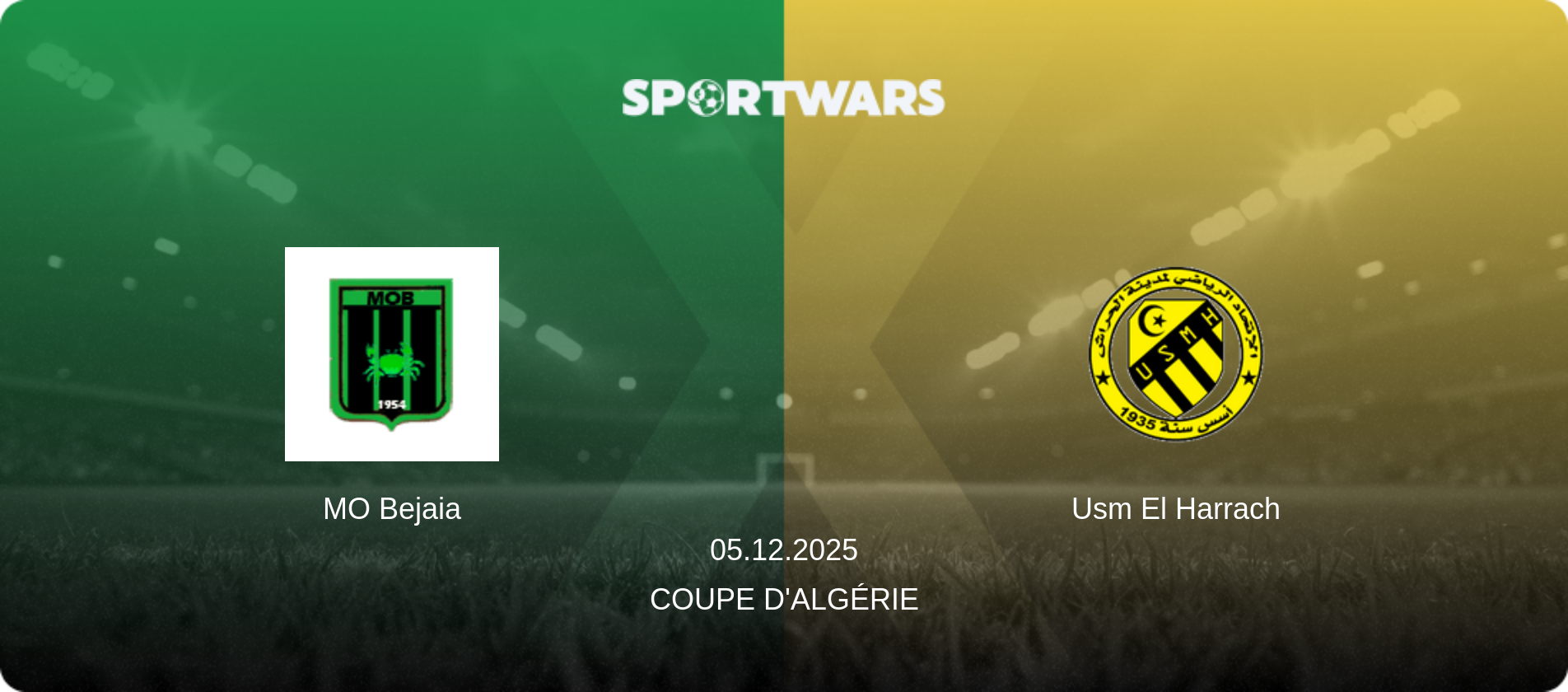 MO Bejaia — Usm El Harrach, 05.12.2025 — Coupe d'Algérie (match preview)