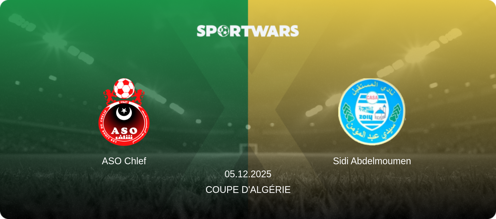ASO Chlef — Sidi Abdelmoumen, 05.12.2025 — Coupe d'Algérie (match preview)