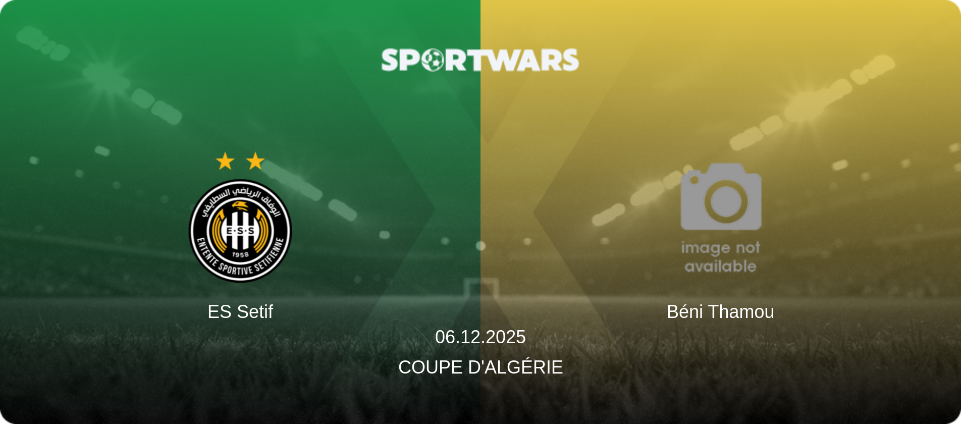 ES Setif — Béni Thamou, 06.12.2025 — Coupe Nationale (match preview)