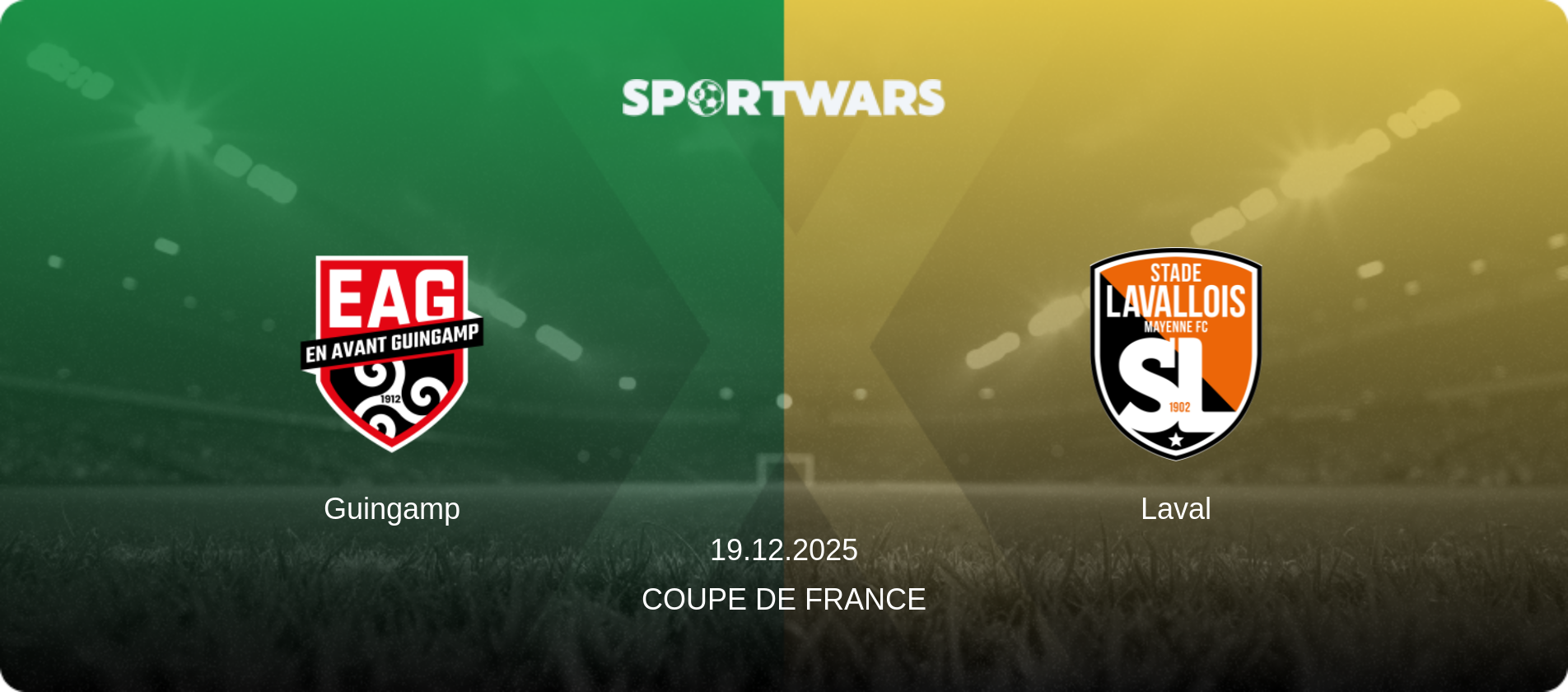 Guingamp — Laval, 19.12.2025 — Coupe de France (match preview)