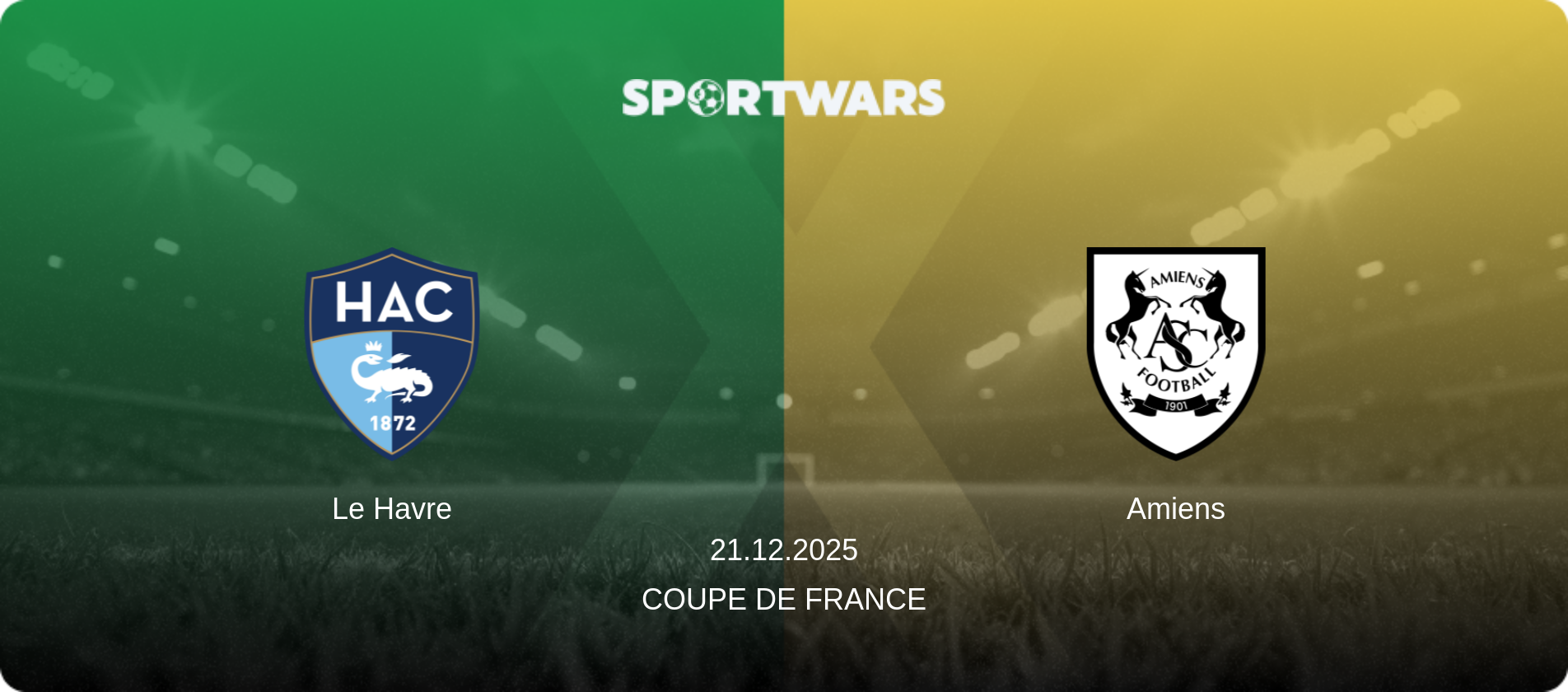 Le Havre — Amiens, 21.12.2025 — Coupe de France (match preview)