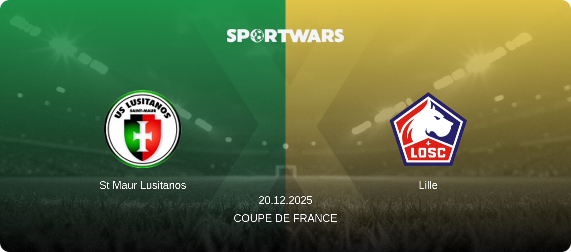 St Maur Lusitanos — Lille, 20.12.2025 — Coupe de France (match preview)