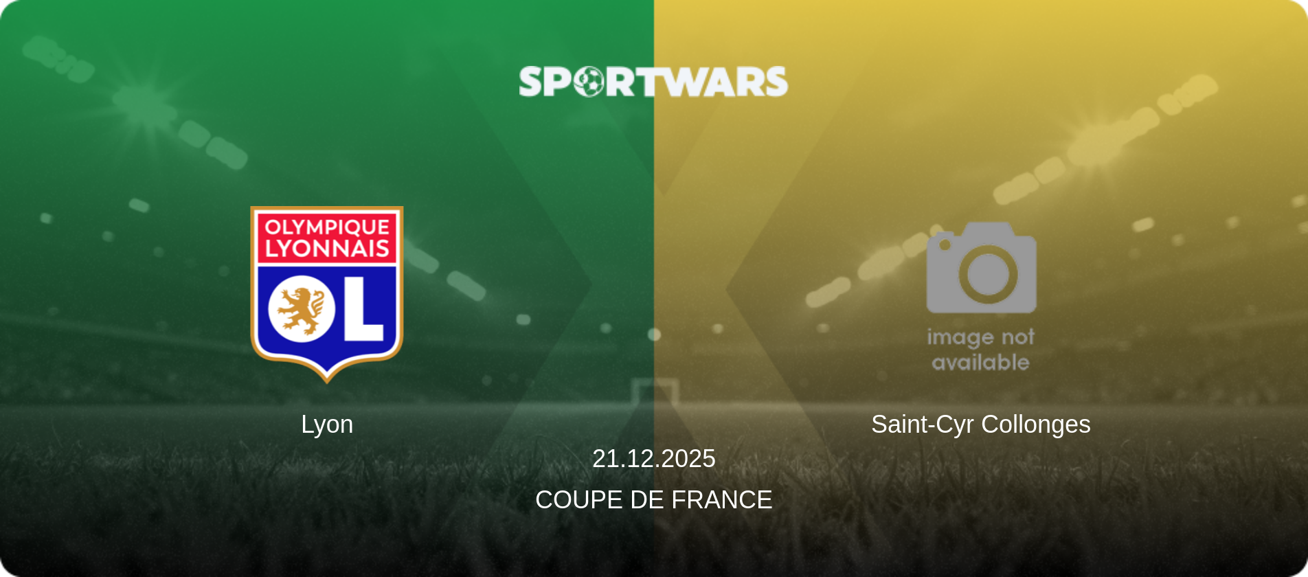 Lyon — Saint-Cyr Collonges, 21.12.2025 — Coupe de France (match preview)
