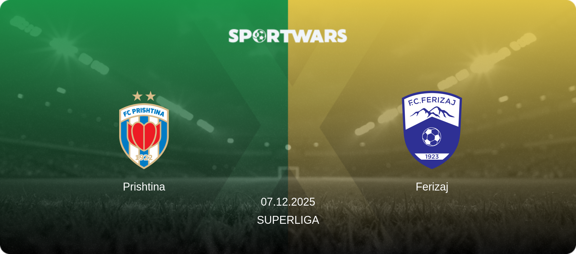 Prishtina — Ferizaj, 07.12.2025 — Superliga (match preview)