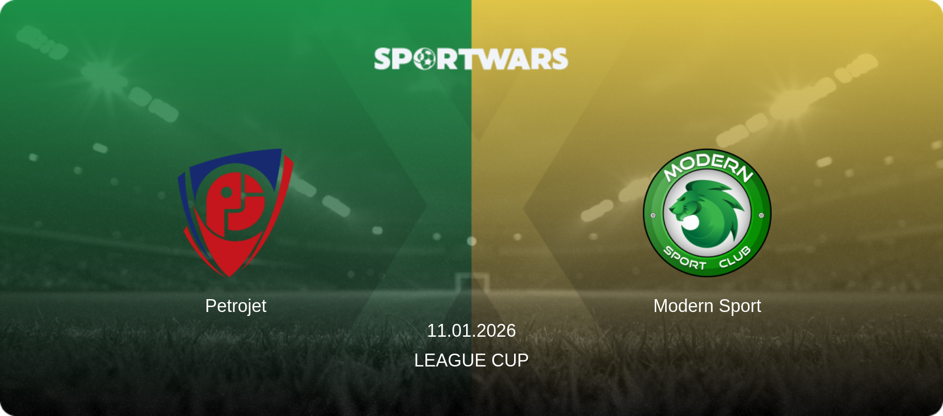 Petrojet — Modern Sport, 11.01.2026 — League Cup (match preview)