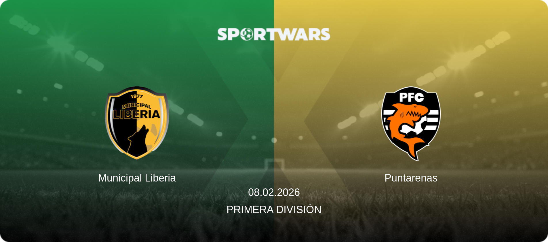 Municipal Liberia — Puntarenas, 08.02.2026 — Primera División (match preview)
