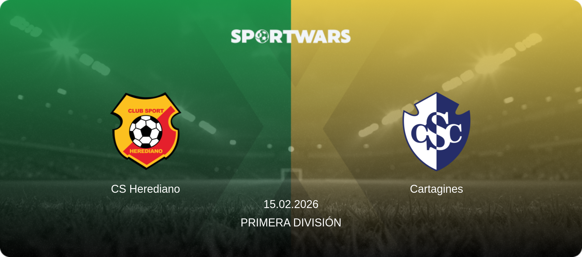 CS Herediano — Cartagines, 15.02.2026 — Primera División (match preview)
