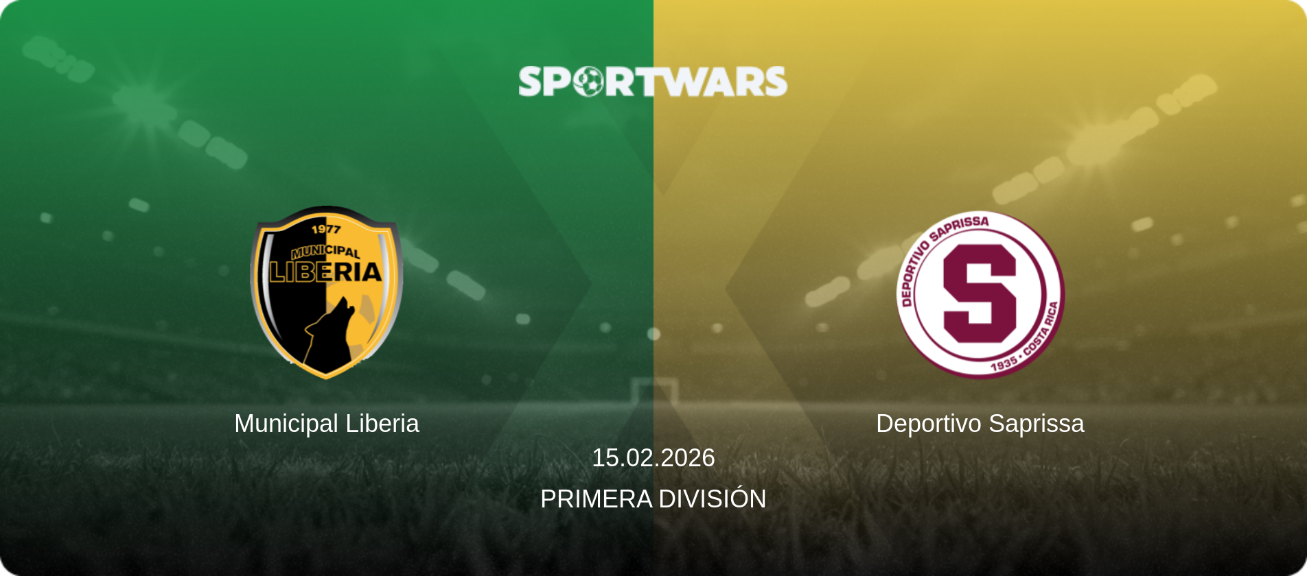 Municipal Liberia — Deportivo Saprissa, 15.02.2026 — Primera División (match preview)