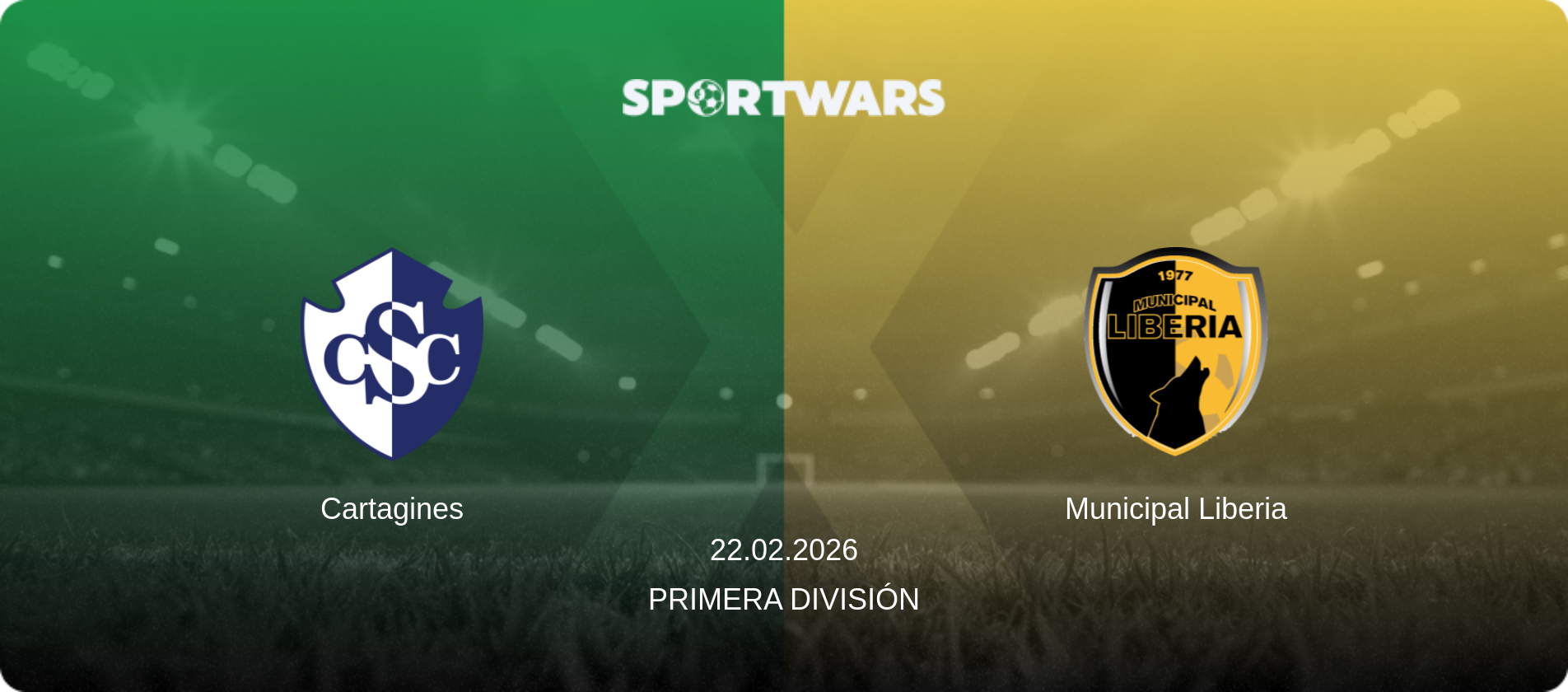 Cartagines — Municipal Liberia, 22.02.2026 — Primera División (match preview)