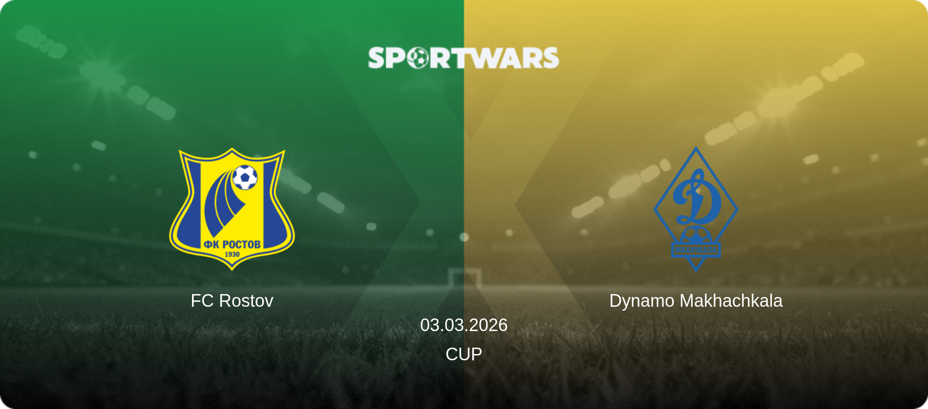 FC Rostov — Dynamo Makhachkala, 03.03.2026 — Cup (match preview)