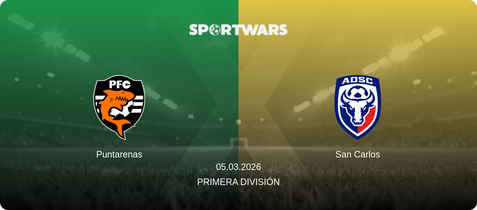 Puntarenas — San Carlos, 05.03.2026 — Primera División (match preview)