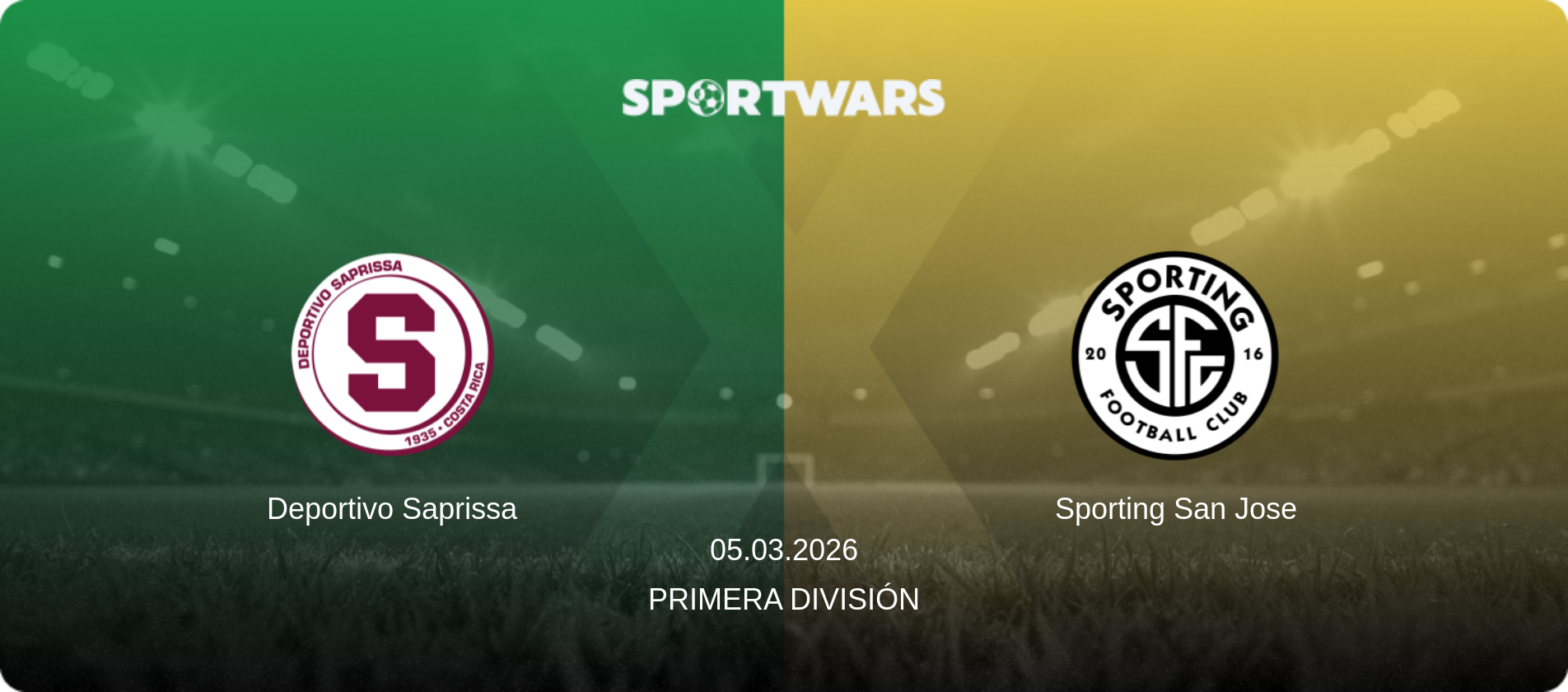 Deportivo Saprissa — Sporting San Jose, 05.03.2026 — Primera División (match preview)