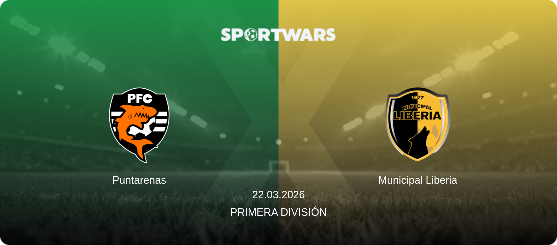 Puntarenas — Municipal Liberia, 22.03.2026 — Primera División (match preview)