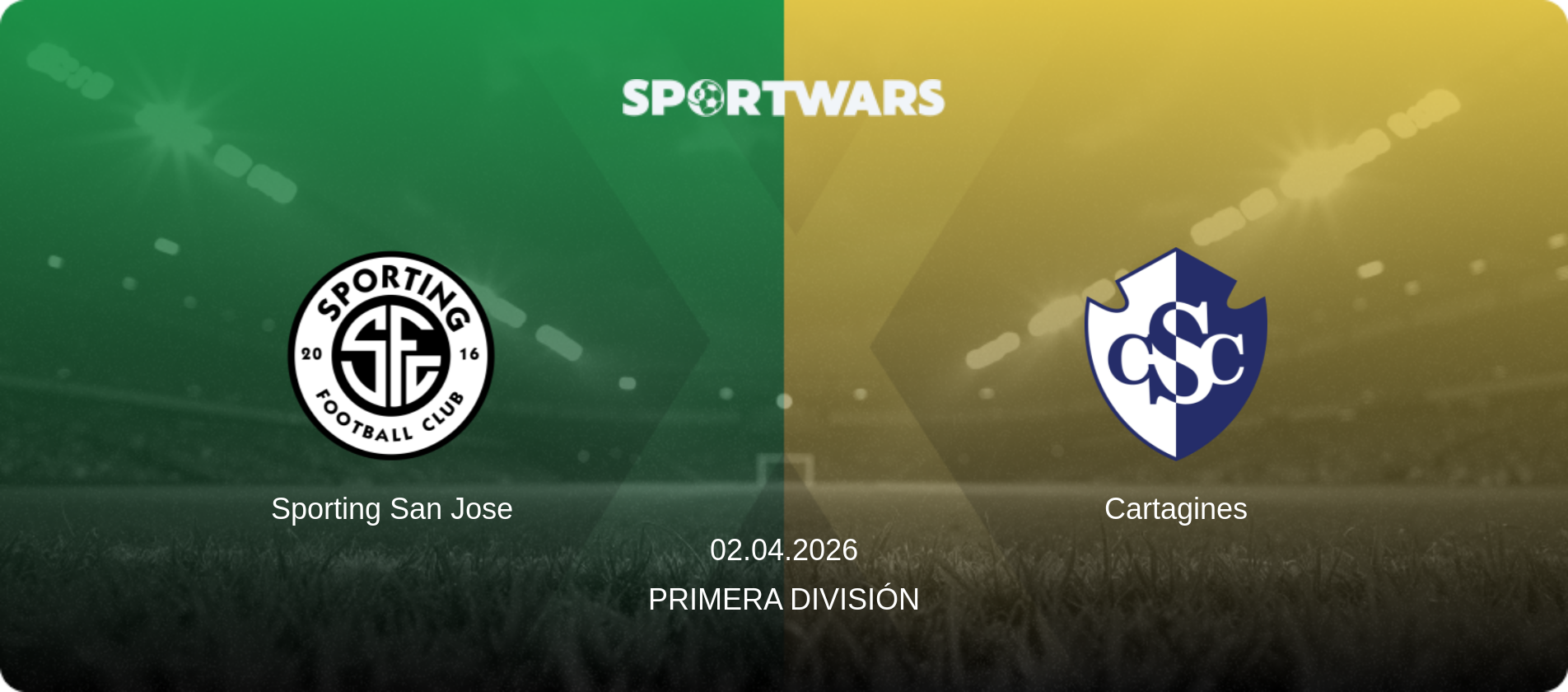 Sporting San Jose — Cartagines, 02.04.2026 — Primera División (match preview)