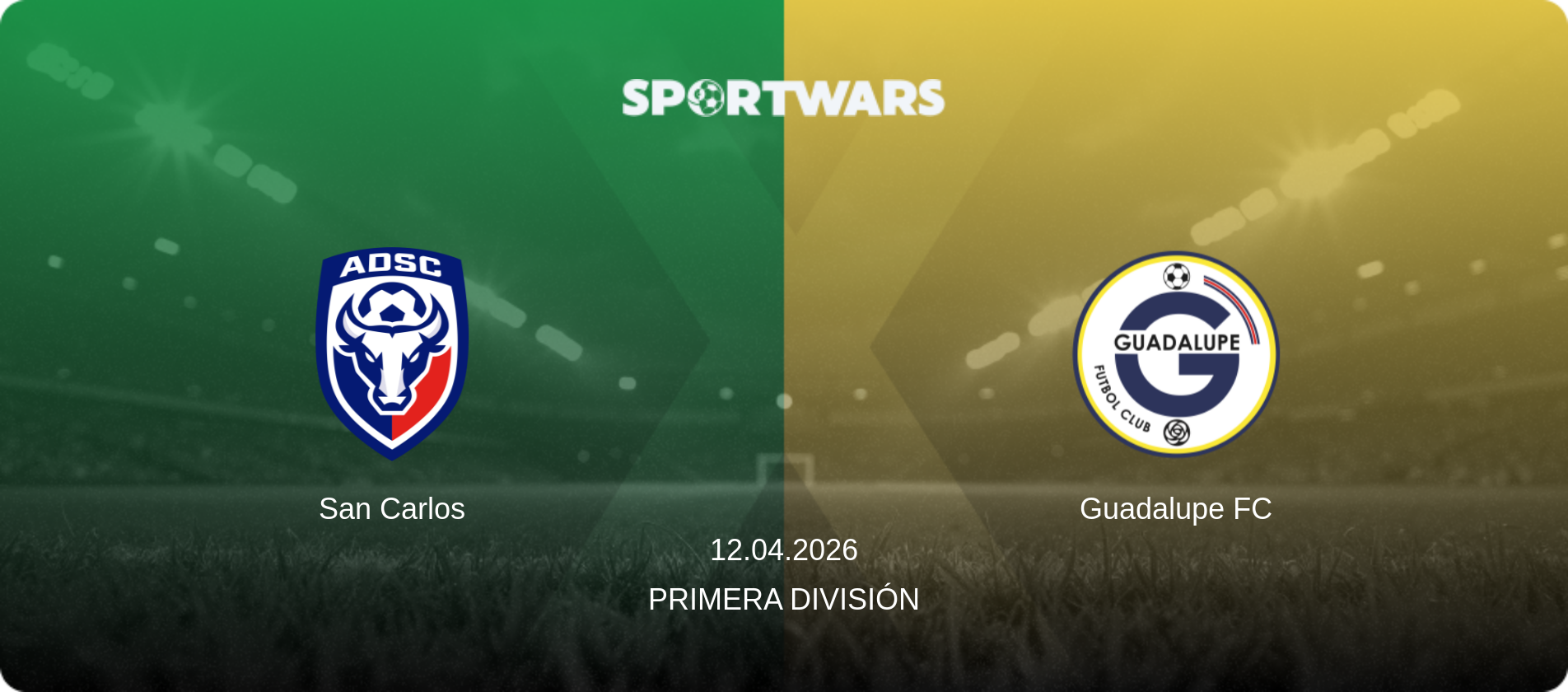 San Carlos — Guadalupe FC, 12.04.2026 — Primera División (match preview)