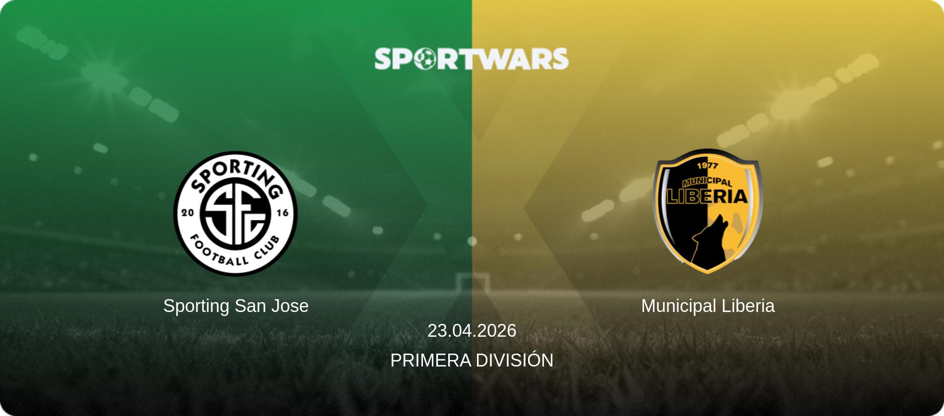 Sporting San Jose — Municipal Liberia, 23.04.2026 — Primera División (match preview)
