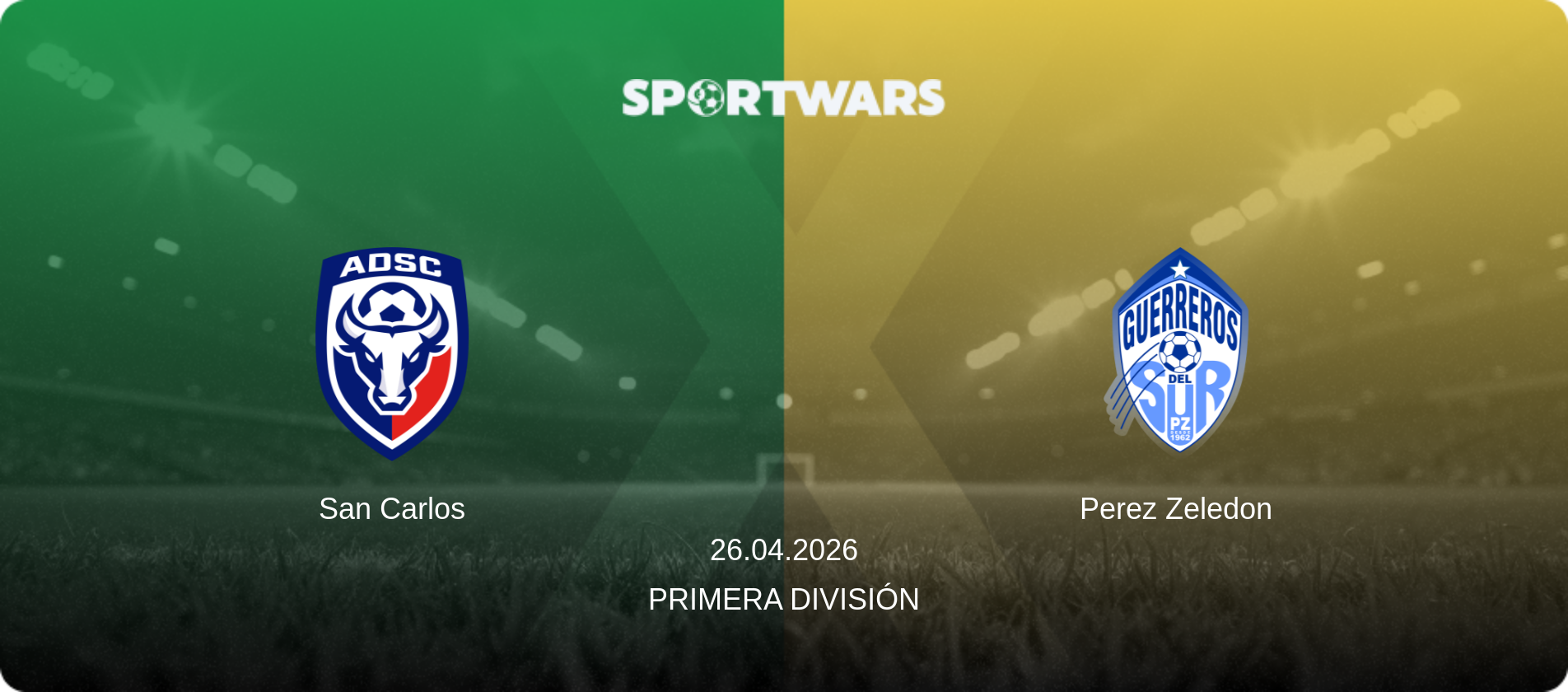 San Carlos — Perez Zeledon, 26.04.2026 — Primera División (match preview)