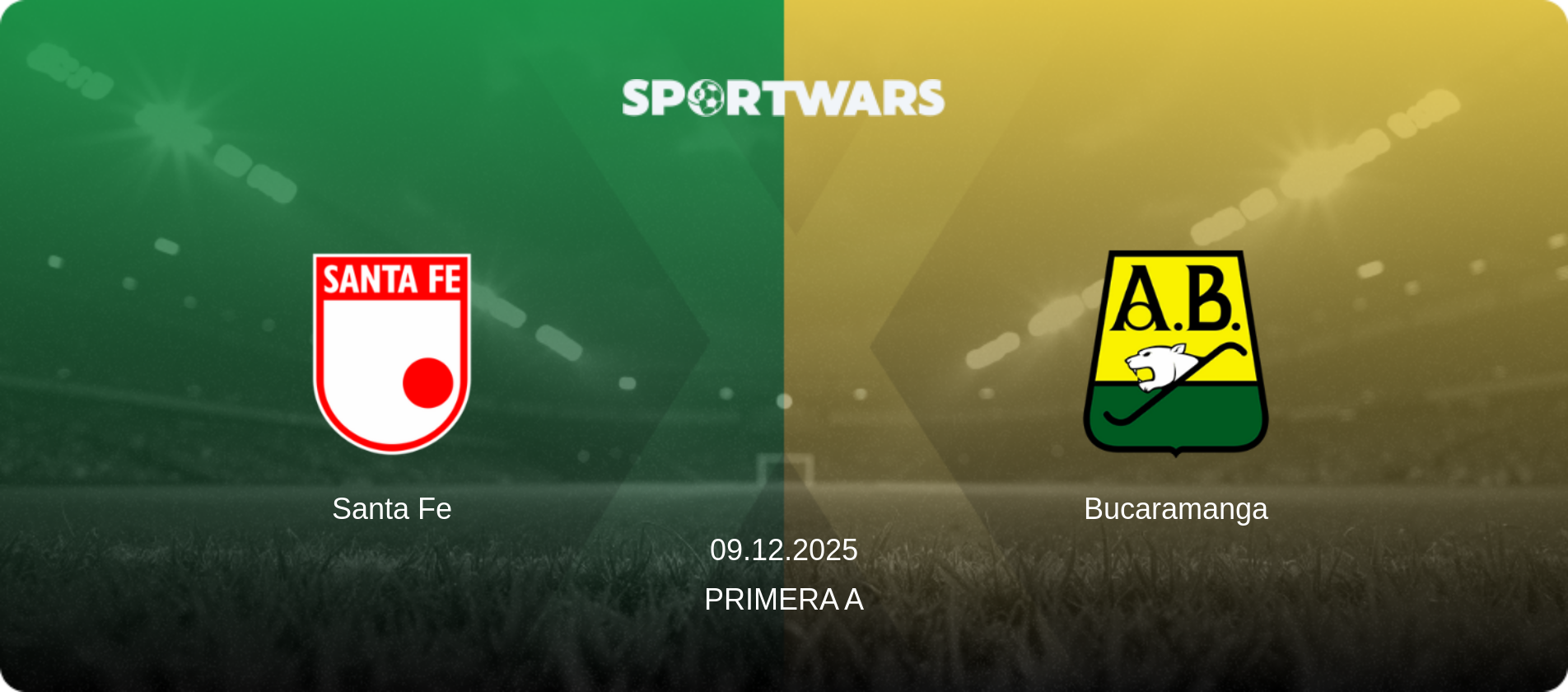 Santa Fe — Bucaramanga, 09.12.2025 — Primera A (match preview)