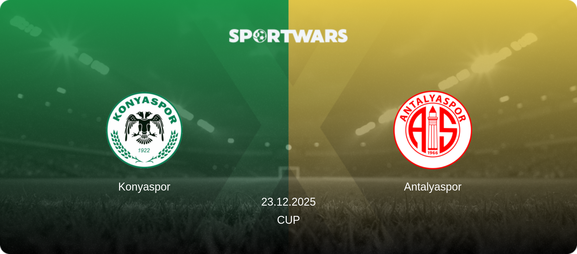 Konyaspor — Antalyaspor, 23.12.2025 — Cup (match preview)