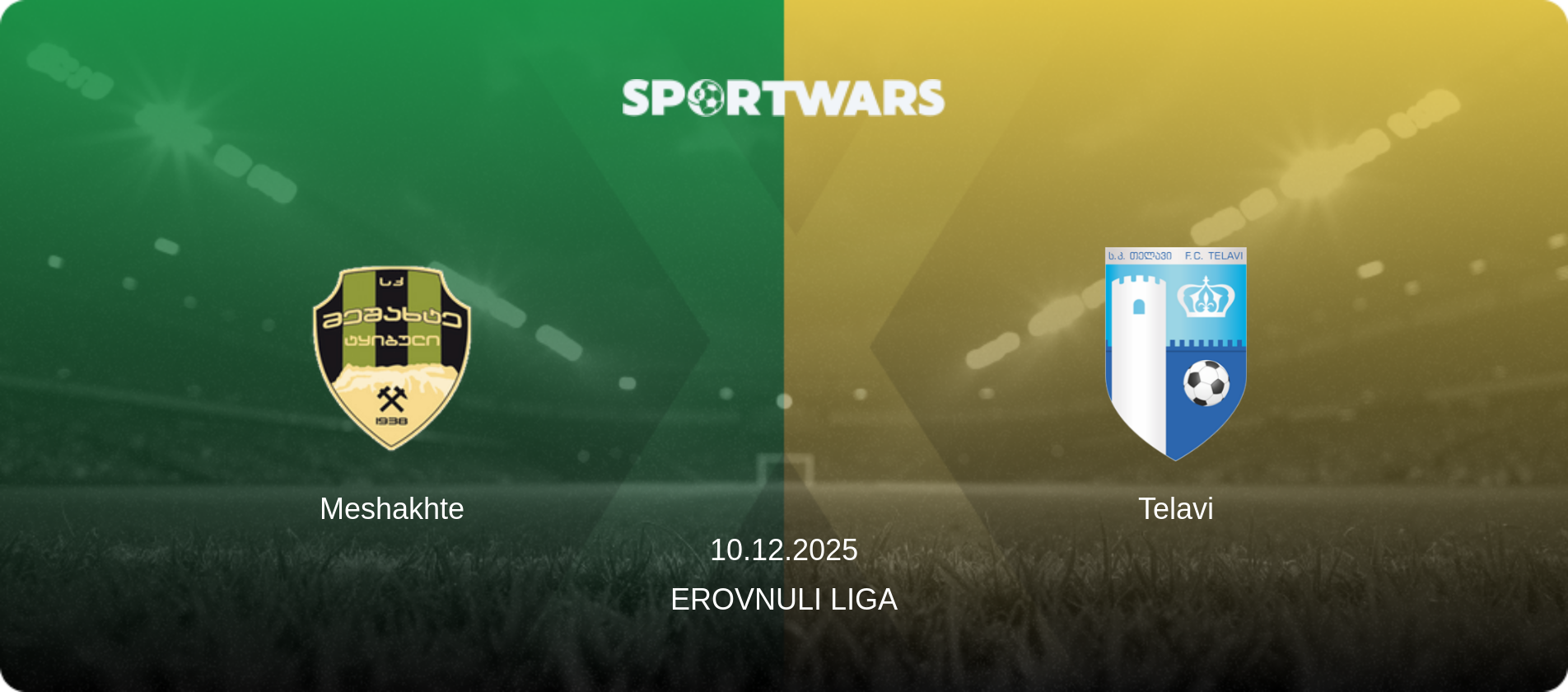 Meshakhte — Telavi, 10.12.2025 — Erovnuli Liga (match preview)