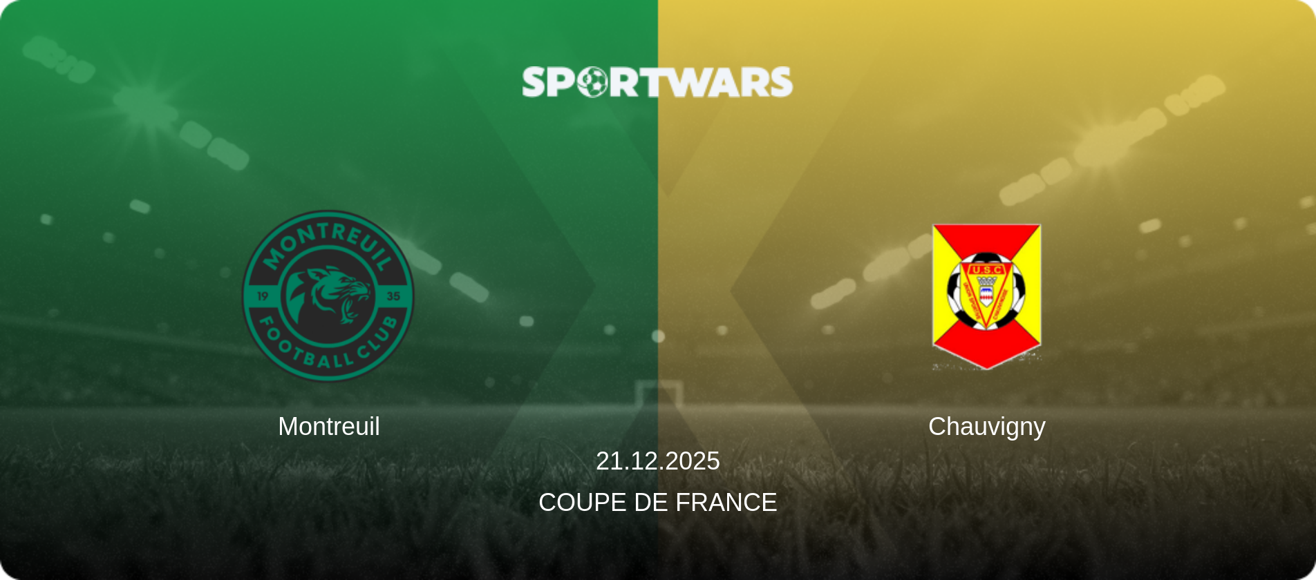 Montreuil — Chauvigny, 21.12.2025 — Coupe de France (match preview)