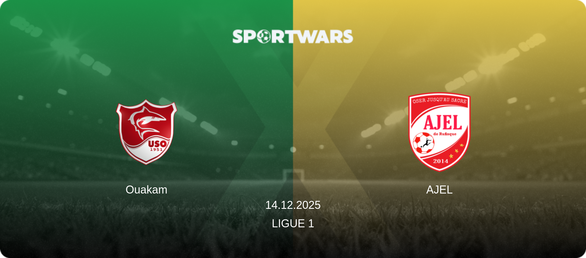 Ouakam — AJEL, 14.12.2025 — Ligue 1 (match preview)
