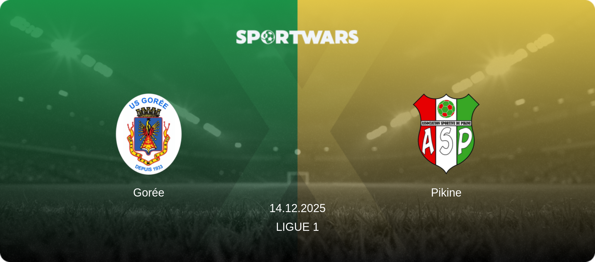 Gorée — Pikine, 14.12.2025 — Ligue 1 (match preview)