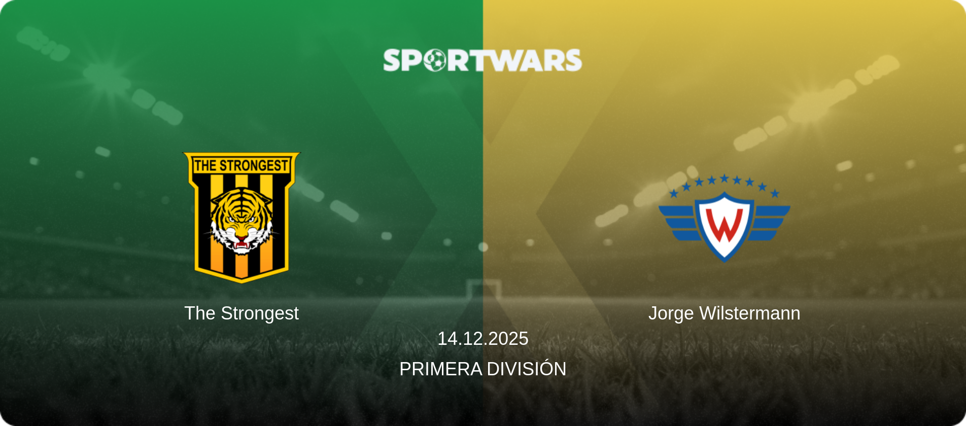 The Strongest — Jorge Wilstermann, 14.12.2025 — Primera División (match preview)