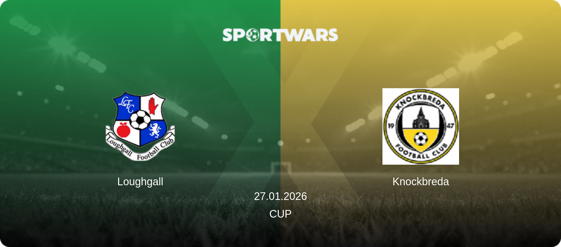 Loughgall — Knockbreda, 27.01.2026 — Cup (match preview)