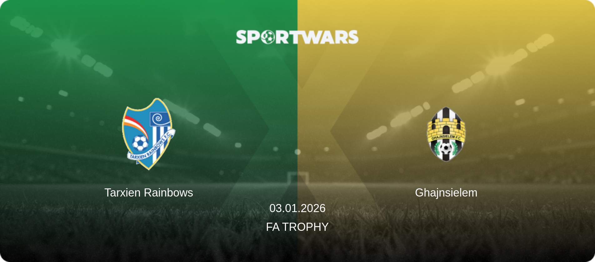 Tarxien Rainbows — Ghajnsielem, 03.01.2026 — FA Trophy (match preview)