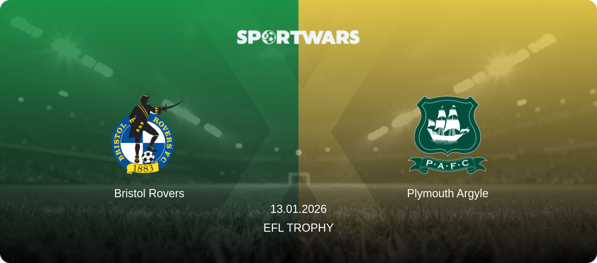 Bristol Rovers — Plymouth Argyle, 13.01.2026 — EFL Trophy (match preview)