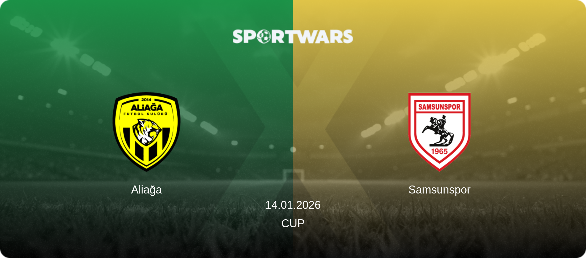 Aliağa — Samsunspor, 14.01.2026 — Cup (match preview)