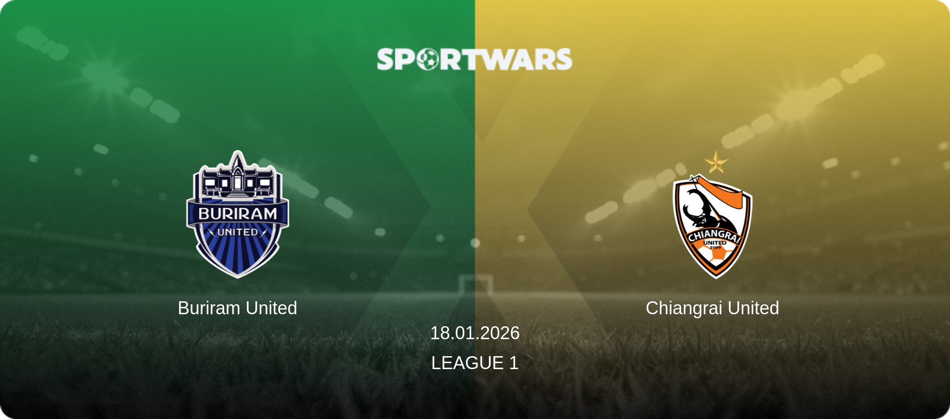 Buriram United — Chiangrai United, 18.01.2026 — League 1 (match preview)