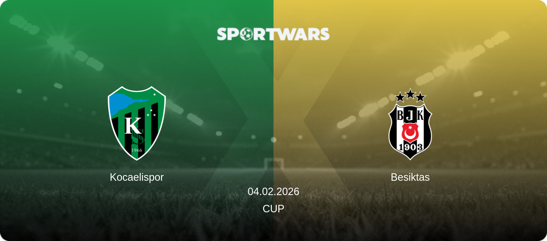 Kocaelispor — Besiktas, 04.02.2026 — Cup (match preview)
