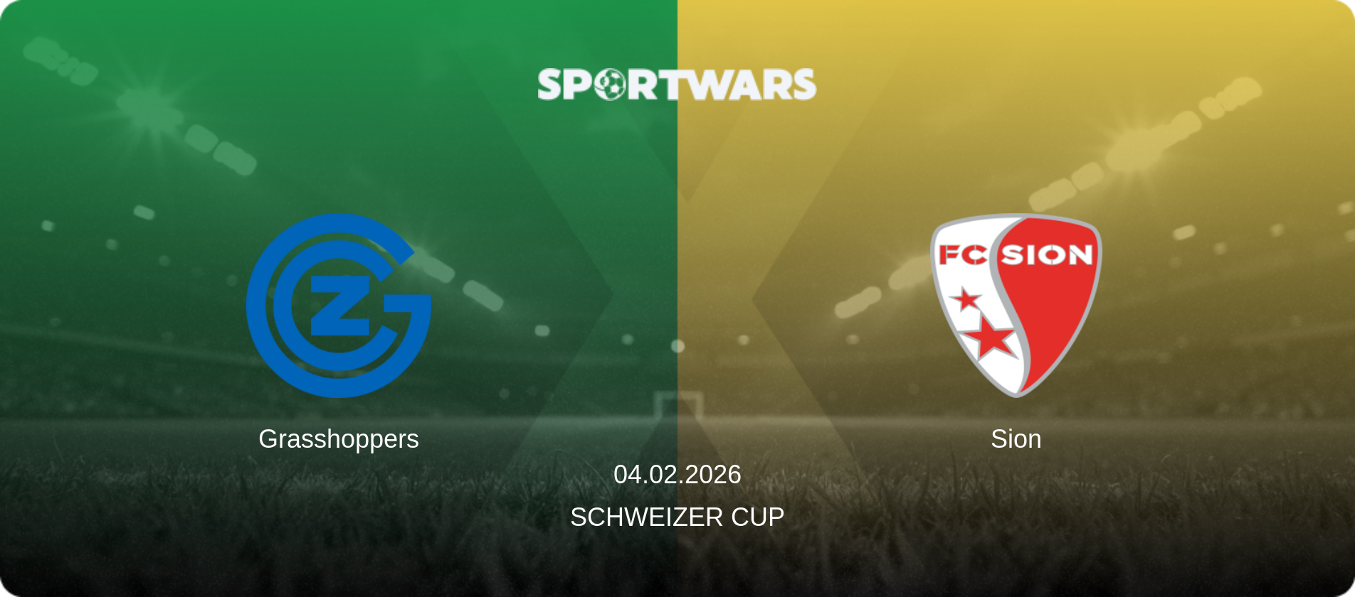 Grasshoppers — Sion, 04.02.2026 — Schweizer Cup (match preview)