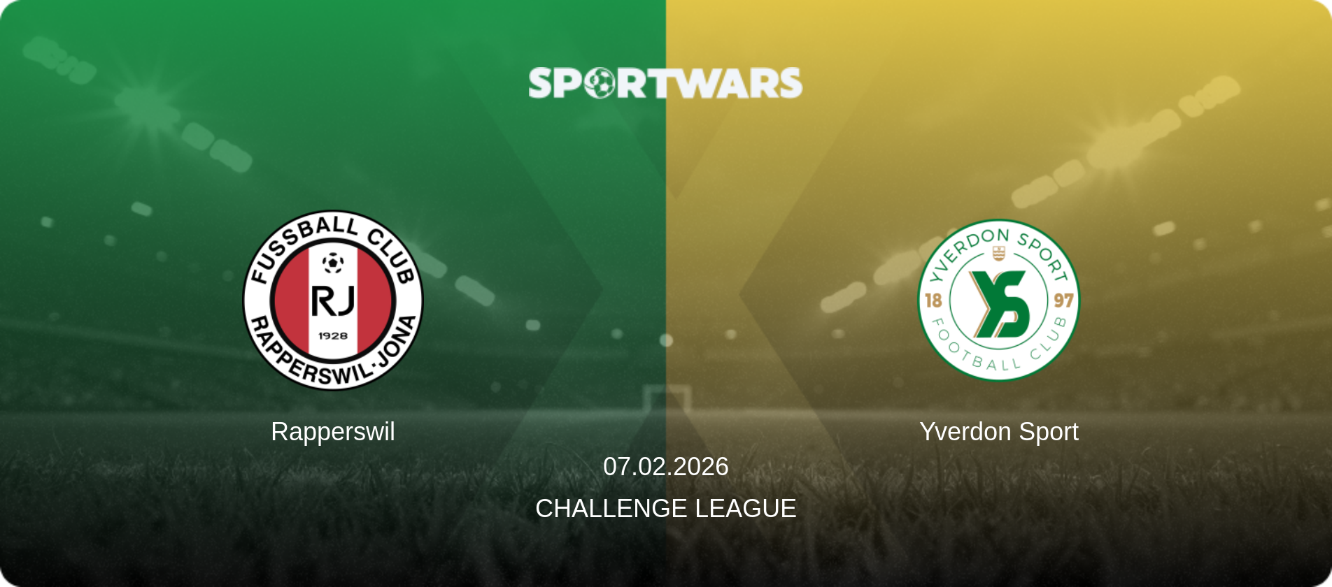 Rapperswil — Yverdon Sport, 07.02.2026 — Challenge League (match preview)